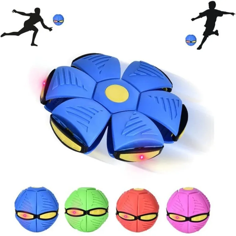 Children's Outdoor Sports Toys Magic UFO Ball Beach Garden Throwing Disc Ball Novelty Deformation Toys Parent-child Party Game