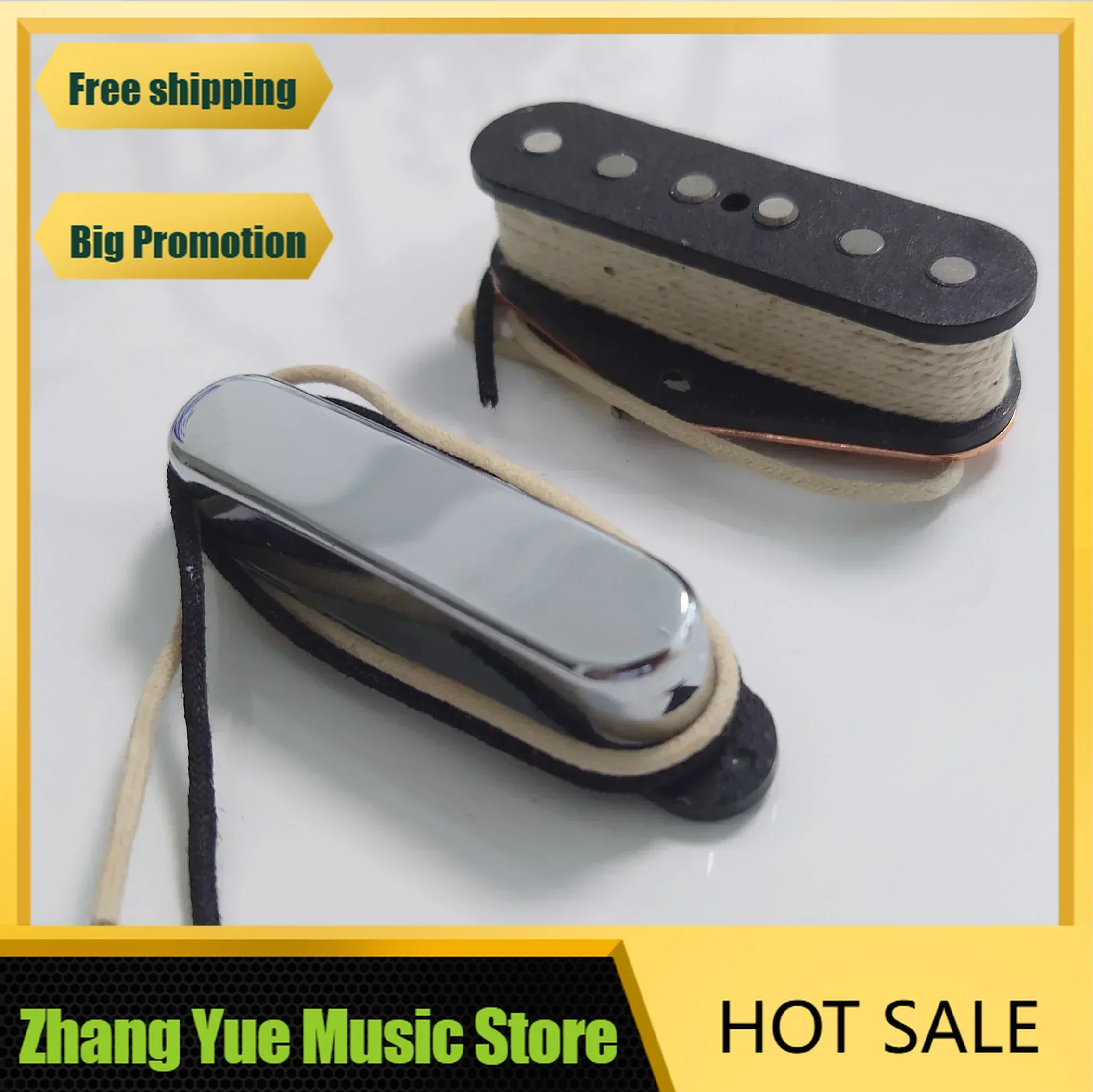 QX Music Store - Handmade Vintage Alnico 5 Electric Guitar Pickup Single Coil for Texas Style TL Guitar Replacement Parts