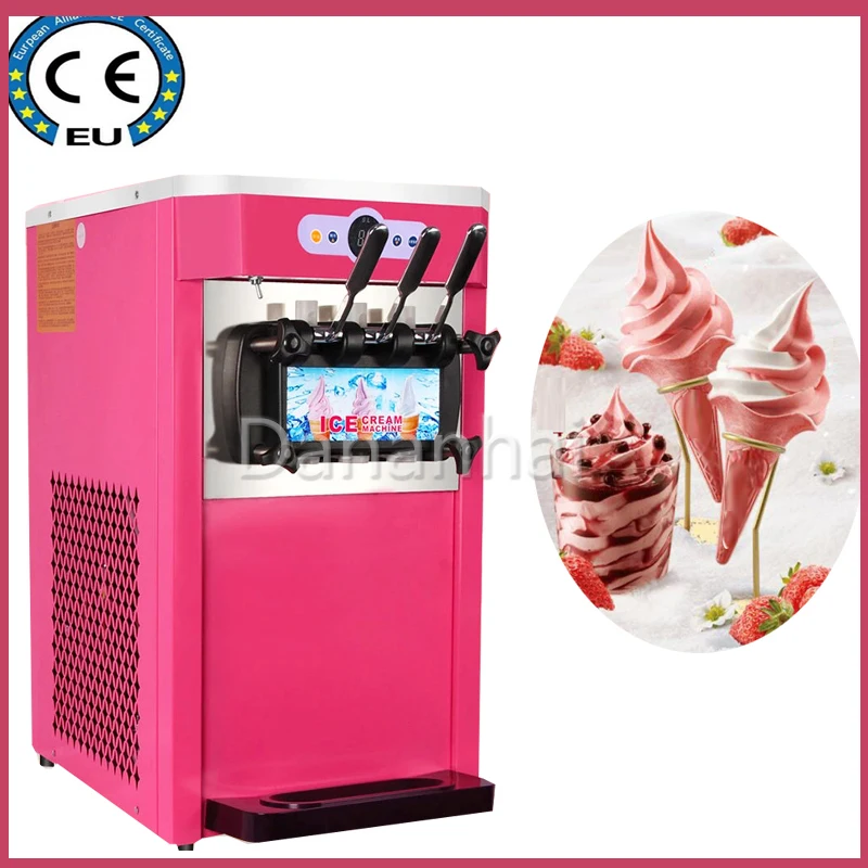 

Desktop Soft Ice Cream Machine New Small Electric Ice Cream Machine 110V 220V