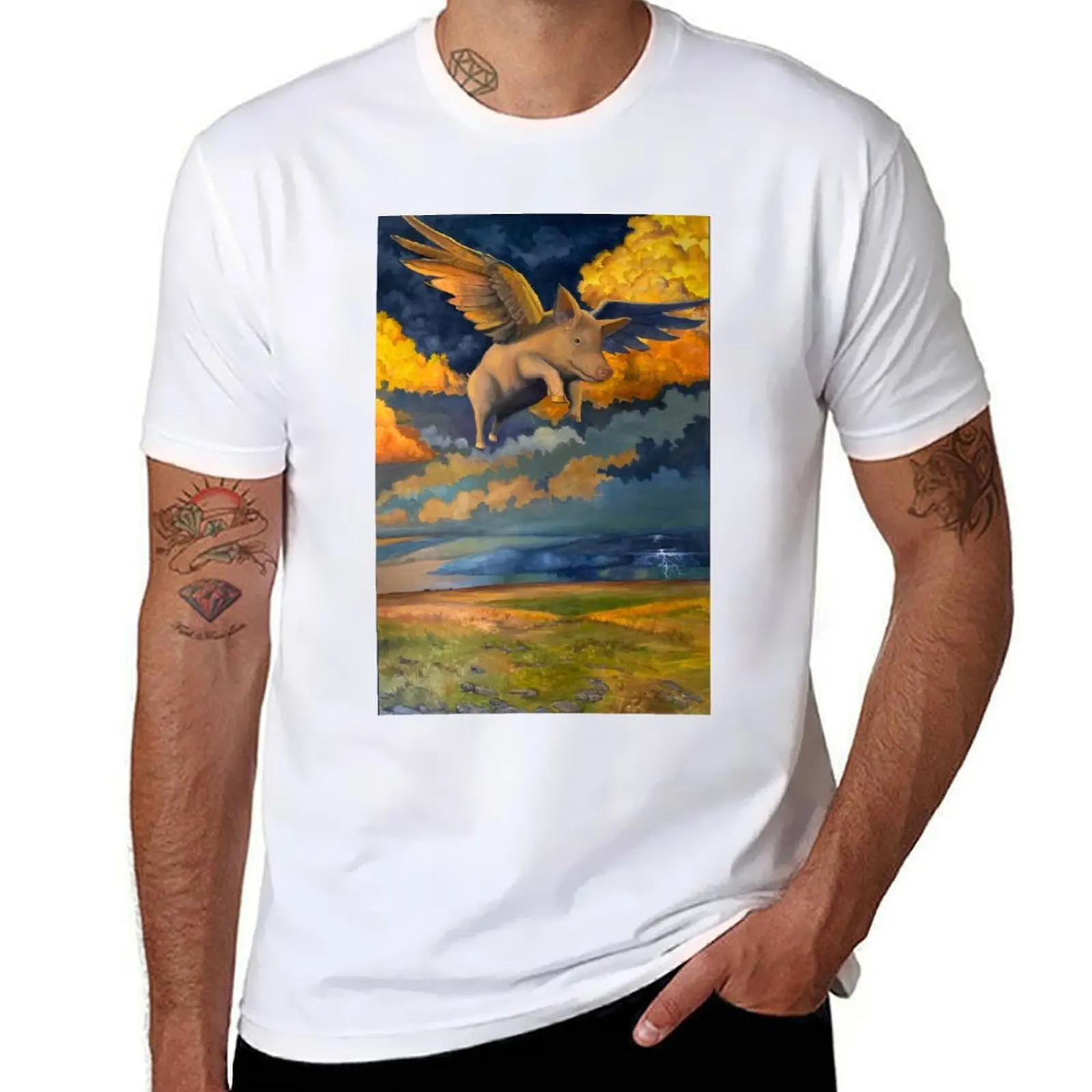 

Flying Pig T-Shirt man t shirt designer funny t shirts man T-Shirt