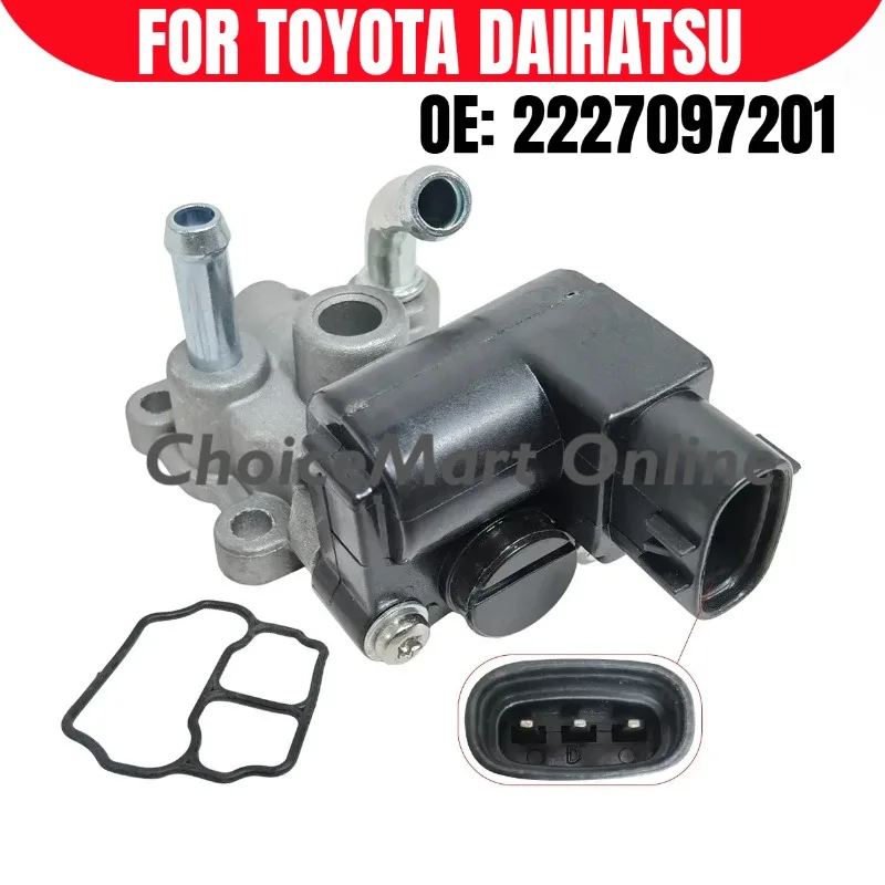 Válvula de Control de Aire en Reposo IACV 22270-97201 2227097201 1368001250 para Toyota Daihatsu Cuore 1.0L 1998-2003 0798005570