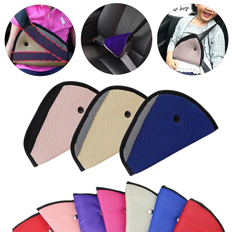 Car Safe Fit Seat Belt Adjuster Baby Kids Safety Triangle Sturdy Device Protection Positioner Carriages Intimate Accessories