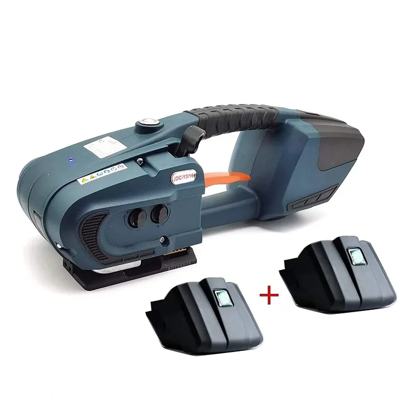 آلة الربط JDC مع بطاريتين لأداة التعبئة والتغليف PP/PET مقاس 13/16 مم أوتوماتيكية ومحمولة للذوبان الساخن #1