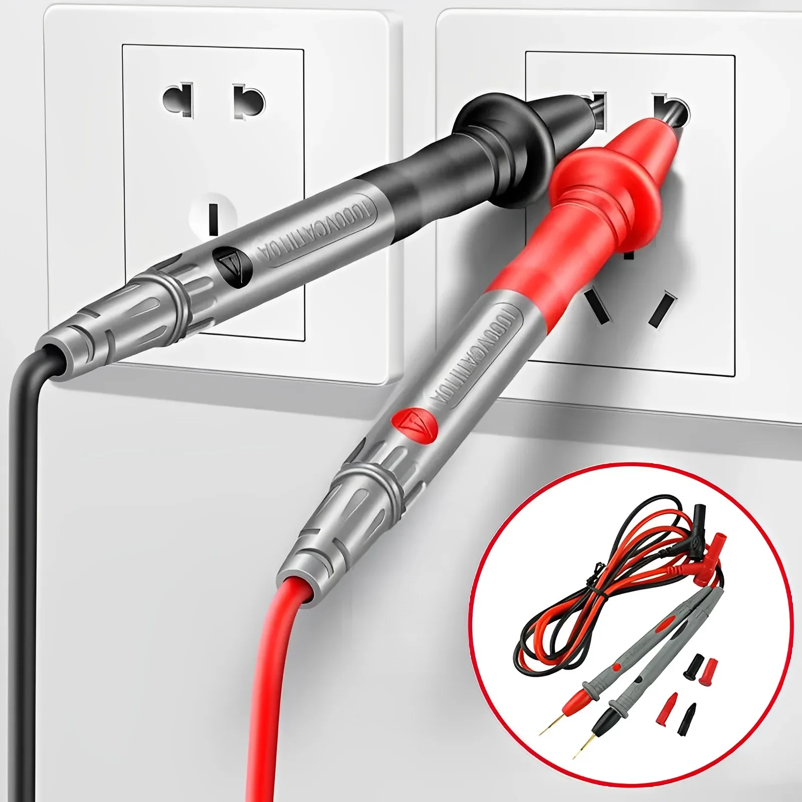 

1000V 20A Universal Digital Multimeter Probe Test Leads For Multimeter Feelers Multimeter Wire Cable Pen Tip alligator clip