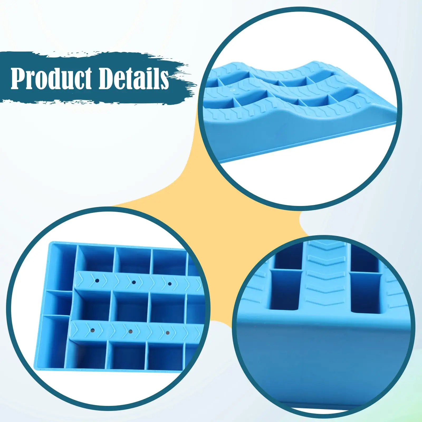 قطعتان من سلالم تسوية السيارات العالمية لمقطورة مركبة الشاحنة