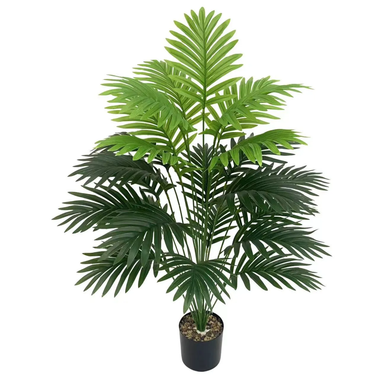 90cm 24 Leaves large artificial palm tree tropical fake plant green palm leaf monstera branches home garden balcony decoration