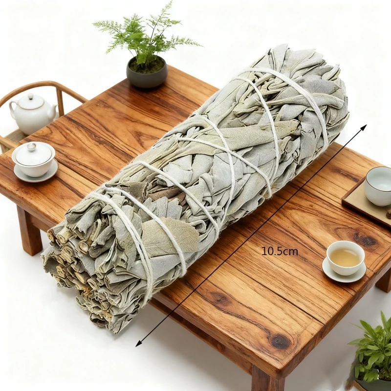 100% Natural Incense White Sage Bundle Smudge Sticks Home Purification Pure Leaf Meditation Portable Energy Cleansing Bundles