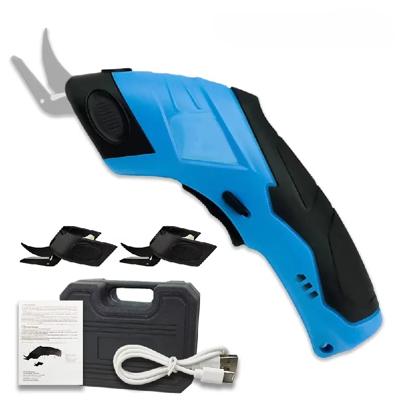 New cordless electric tailoring scissors USB charging Suitable for cutting cotton fabric/leather/cloth and other materials