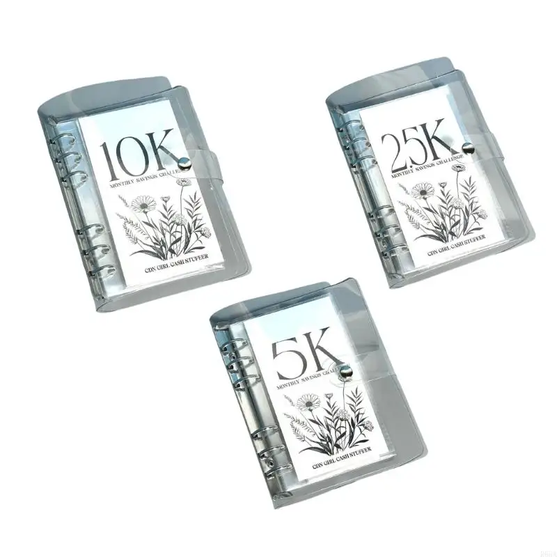 R66A Monthly Saving Shishing Challenge Binder con per adulti e familiari