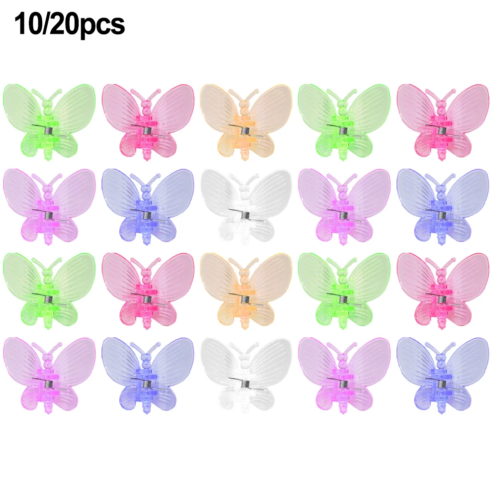 Butterfly Plastic Plant Fix Clips Orchid Vine Support Clamp For Garden Flowers Tomato Beans Stem Trellis Accessories