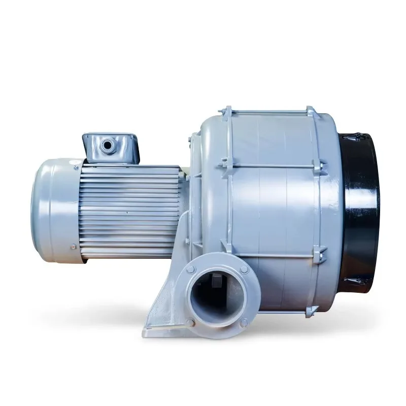 

HTB125-1005 High Power 7.5KW 220V Multistage High Volume Centrifugal air Blower Fan Anti Corrosion