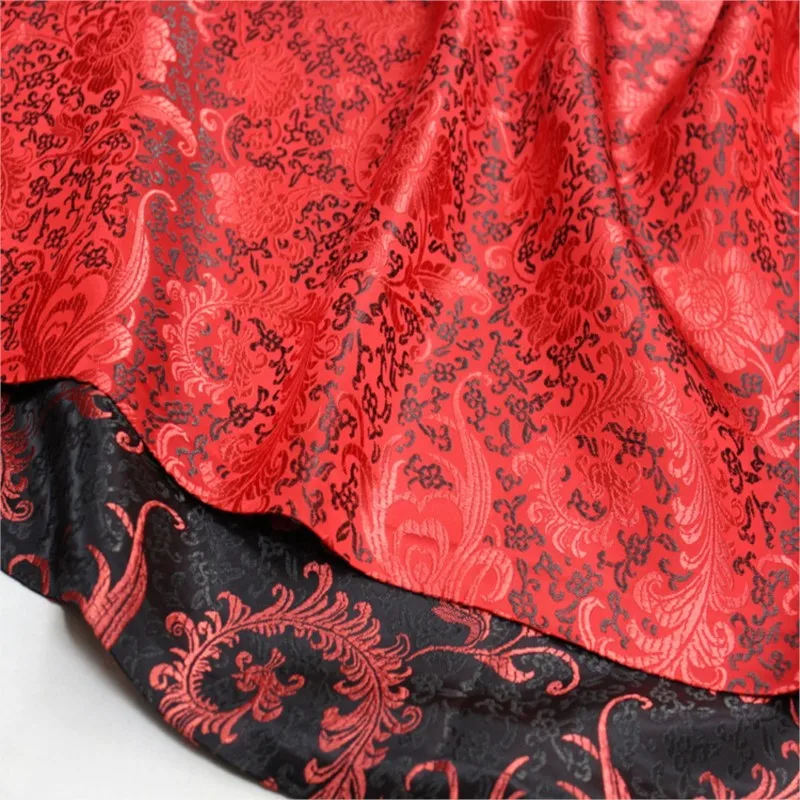 

Вечернее платье Cheongsam в китайском стиле Hanfu и ткань для украшения пленки, жаккардовая парча ручной работы, шелк