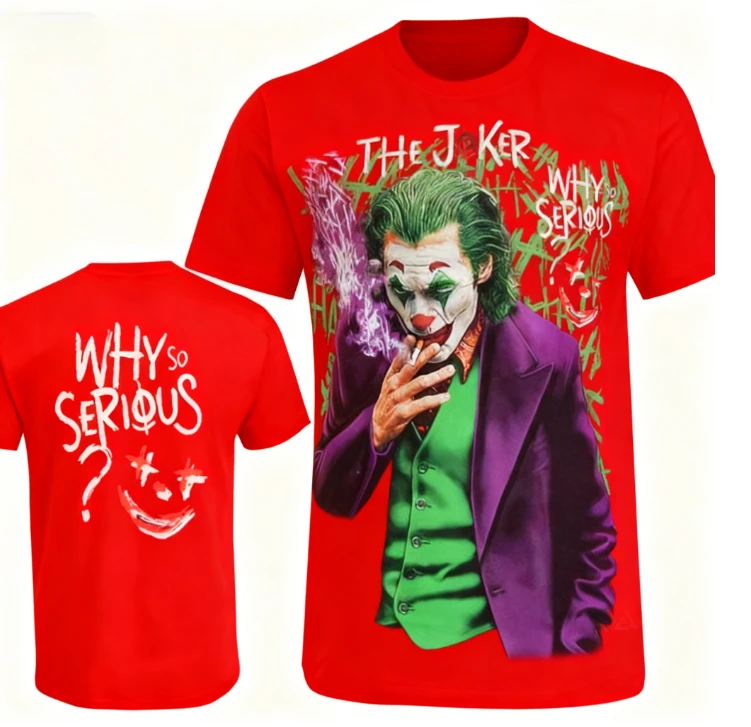 لماذا هو تصميم المهرج على تي شيرت المهرج خطيرة جدًا؟ قميص Hahaha, Wild's "Glow in Dark" مريح مطبوع بأكمام قصيرة #4