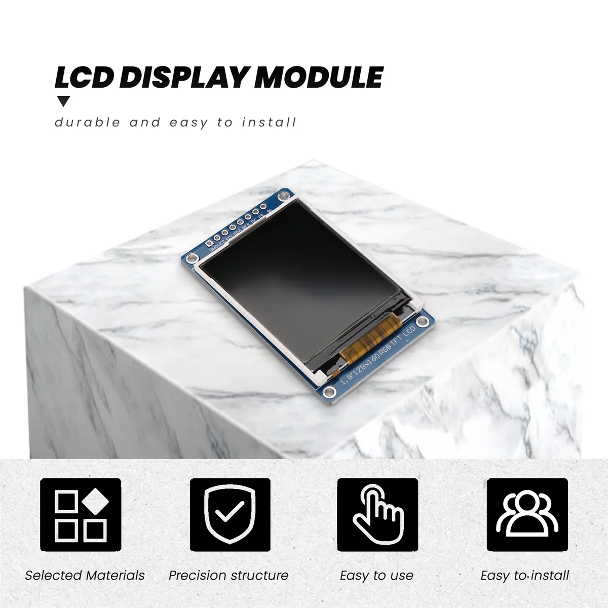 LCD Display Module1.8 Inch LCD Display Module Full Color 128x160 RGB SPI TFT LCD