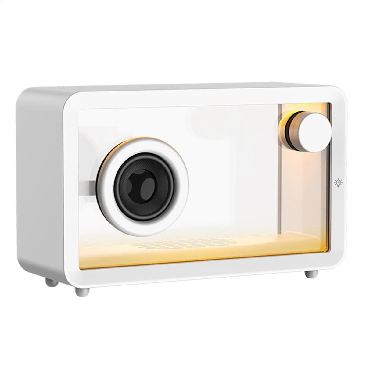 

НОВЫЙ Новый DK-M8 Красочная RGB-лампа Прозрачное стекло Беспроводные Bluetooth-колонки Открытый сабвуфер HI-FI Стереозвук B