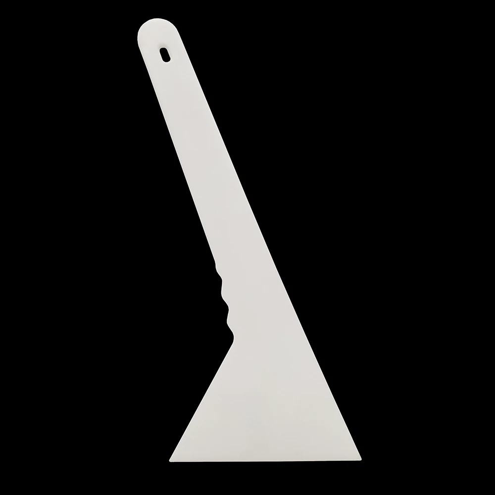Car Window Film Squeegee Long Plastic Triangle Tip Scraper Corner for Vinyl Wrap Sticker Auto Window Tint Film Install Tool
