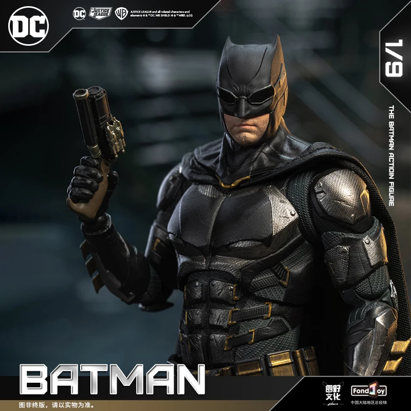 New Original Fondjoy Tactical Batsuit Batman Figure 1/9 Zack Snyder's Justice League Batman Figures Detective Comics PVC Kid Toy