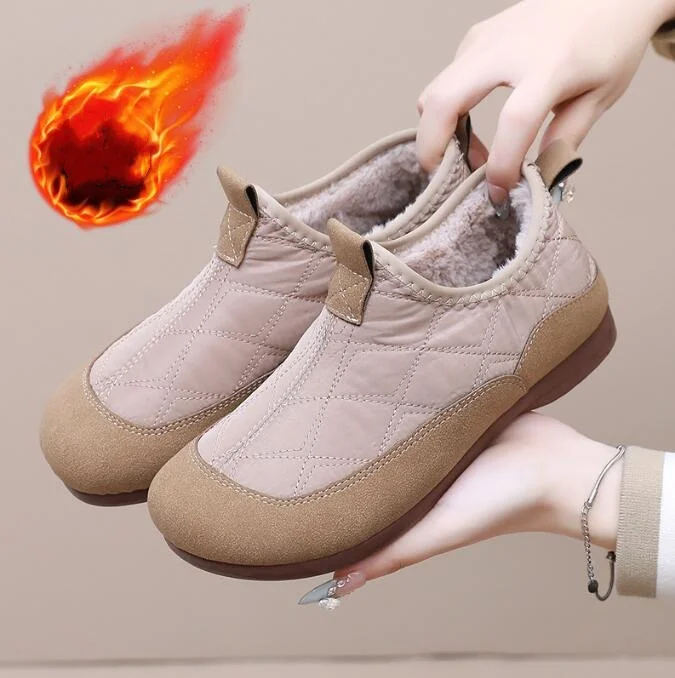

Winter Ladies Cotton Boots Soft Bottom Lightweight Comfortable Warmth Insulation New Style Women's Shoes
