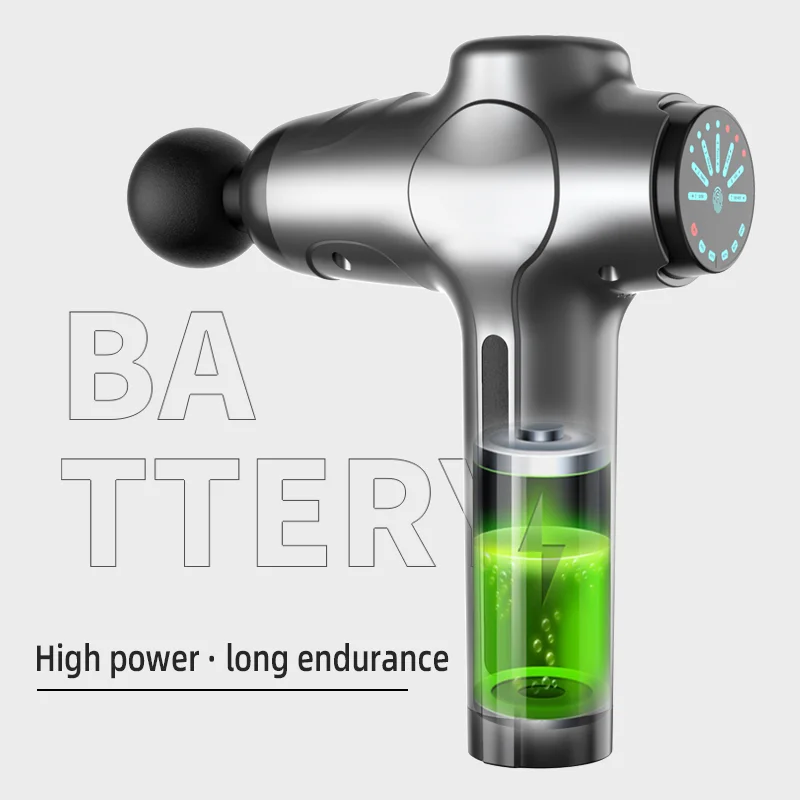 المكتبة الذكية Y3-1 المحمولة مدلك العضلات 7 والعتاد الأنسجة العميقة قرع اللفافة قوة قوية الرياضة الاسترخاء تدليك بندقية #3