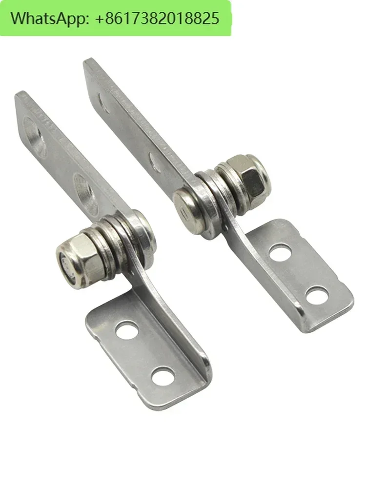 

2Pcs 304 stainless steel damping hinge torque hinge arbitrary stop leaf blade equipment adjustable positioning