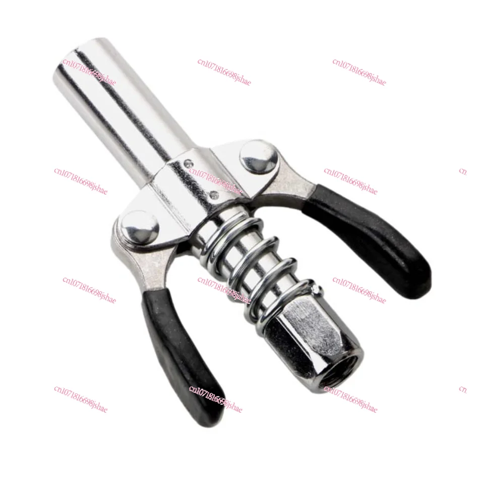 

Electric Pneumatic Grease Gun Nozzle for Hand Tools Double Handle Lock Clamp Type High Pressure Oiling Flat Head Nozzle