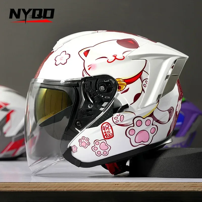 

Мотоциклетный шлем Ryzen для мужчин и женщин, шлем 3/4 мотоциклетный полушлем cascos para moto casco moto 헬멧반모 Шлем