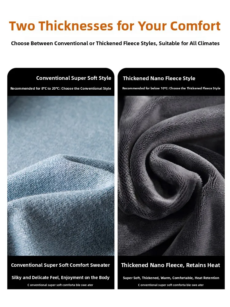 

Thiened Fce Long Sve Men's Sweater High Ne Knitted irt Casual Sle Polyester Fiber Warm Geometric Pattern