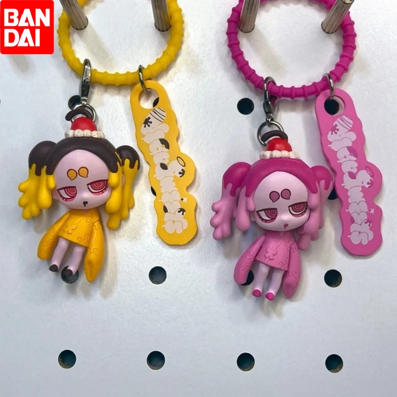 Authentischer Bandai Virusweets Virus Sweetheart Bunter Anhänger im Krawatten-Stil, Twisted Egg Dark Wind Matcha Süße Puppen-Anhänger Geschenk