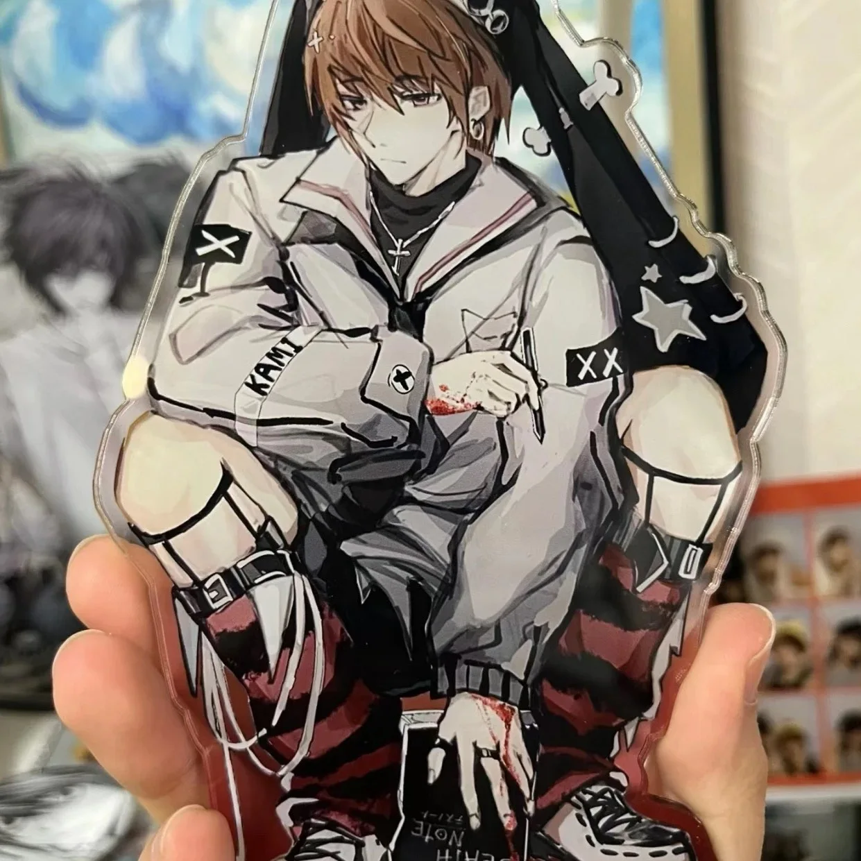 علامة "Death Note dn Trio" الجديدة ذات الطابع الرسوم المتحرك عالي المظهر لسطح المكتب