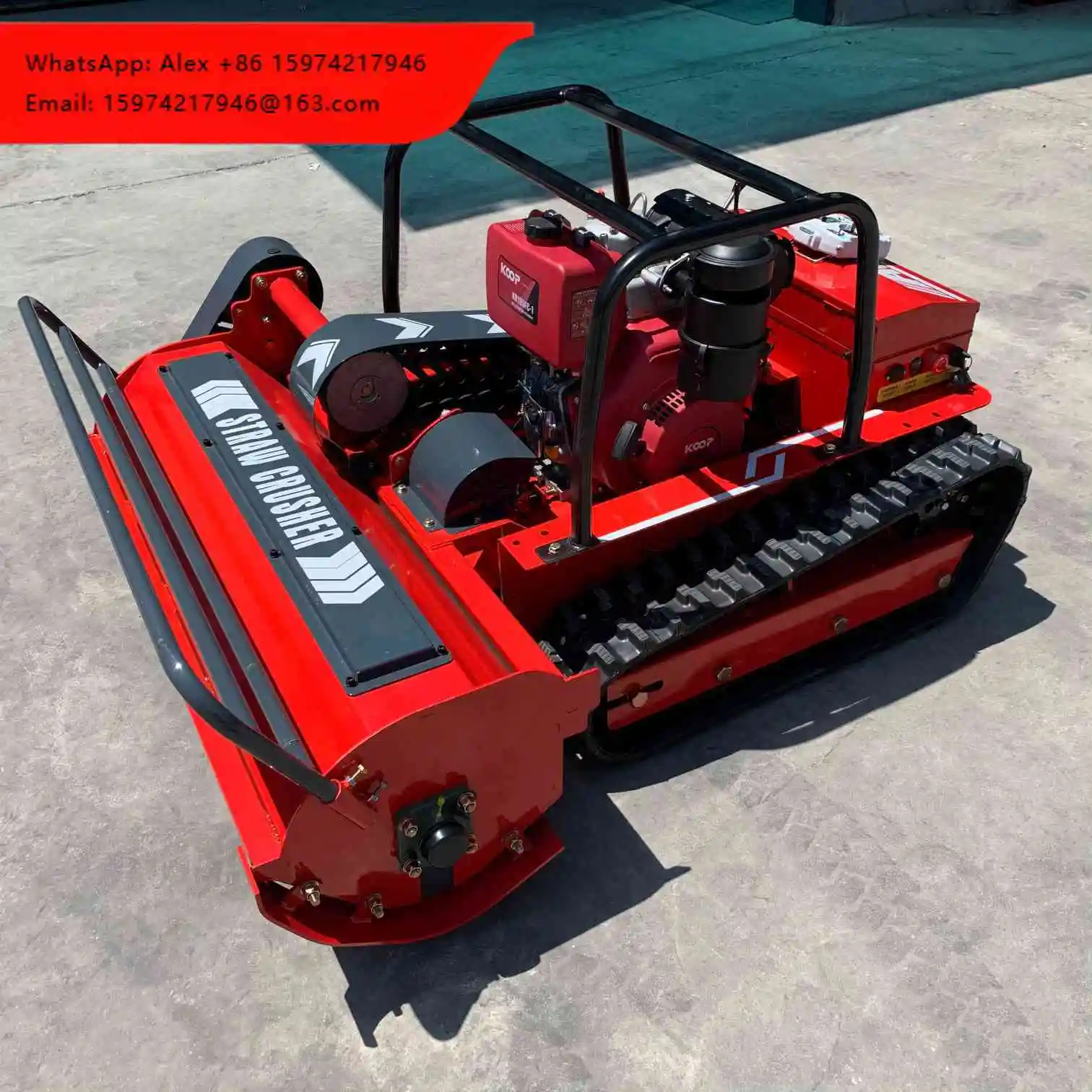 Industrial Grade Zero Turn Cordless Diesel Flail Mower 800mm 1000mm 1200mm Remote Control Mower Hot Sale Wholesale Price