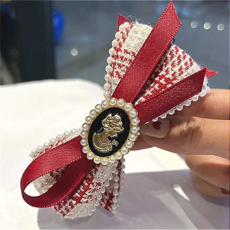 Fashion New Unique Hair Accessories Beauty Head Banana Clip with Bow Tie for Women Gorgeous Look Back Spoon Ponytail Perfect