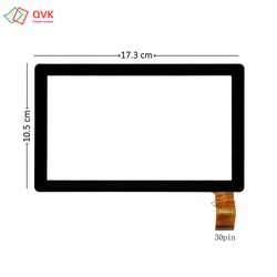 7Inch Black For WINTOUCH K717 Kids Tablet Capacitive Touch Screen Digitizer Sensor External Glass Panel K717