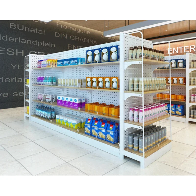 custom.Supermarket Rice Display Rack Grocery Store Shelf Bulk Food Storage and Display