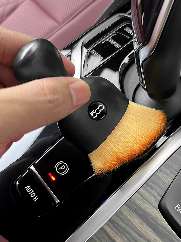 Car Cleaning Tool Soft Brush Crevice Dust Removal Artifact Brush For FIAT 500 Grande Punto Tipo Stilo UNO Astra Bravo Panda Free