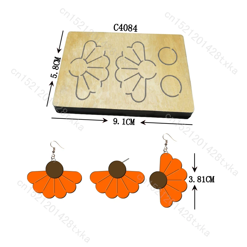 

Новые серьги Деревянные штампы для тиснения Вырубные штампы Скрапбукинг C4084 Несколько стилей