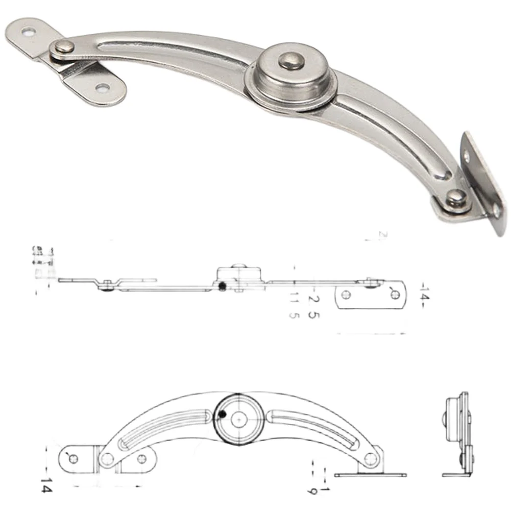 TX90-2 Door Stopper Holder Stainless Steel for Switch Cabinet Door Limit Switch with Left Right Opening Adaptability