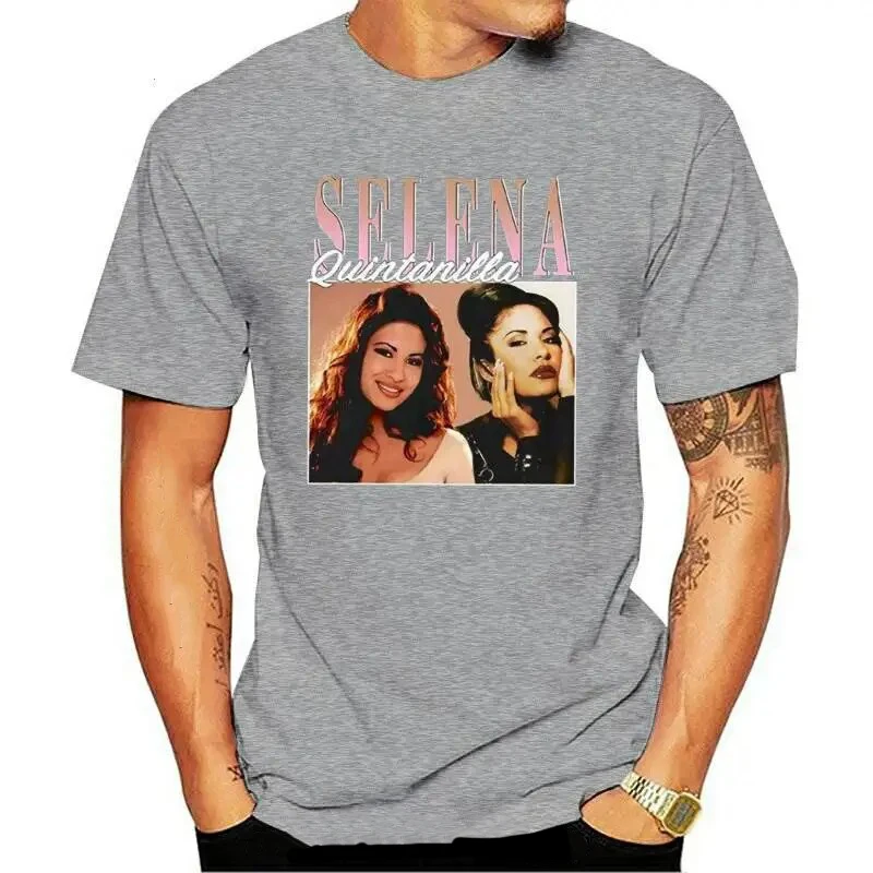 Summer Selena Quintanilla Print Cotton T-Shirts Streetwear Men Women Casual Fashion Short Sleeve T Shirt Tees Tops Man Clothing