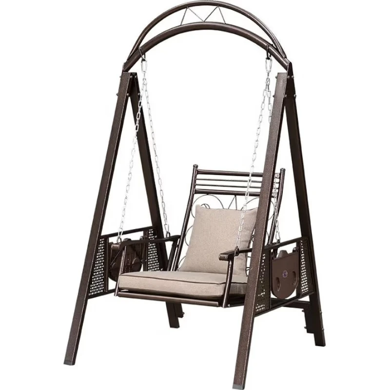 

Одноместное кресло-качалка для взрослых для использования в помещении на балконе или на открытом воздухе в саду/парке, подвесное кресло для улицы.