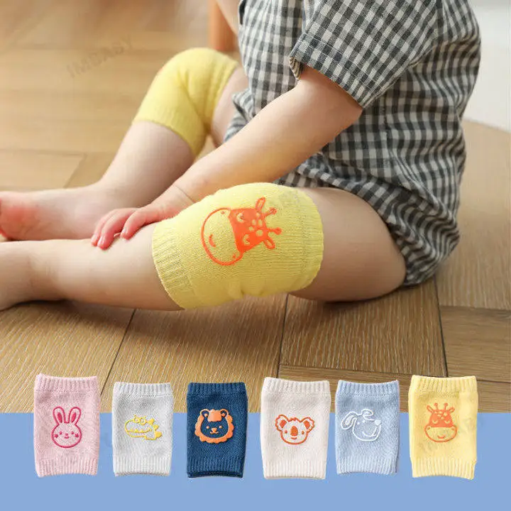 0-3 Years Cotton Baby Knee Pad Child Walking Protector Guard Kids Non-slip Crawling Cushion Girl Boy Universal Baby Accessories