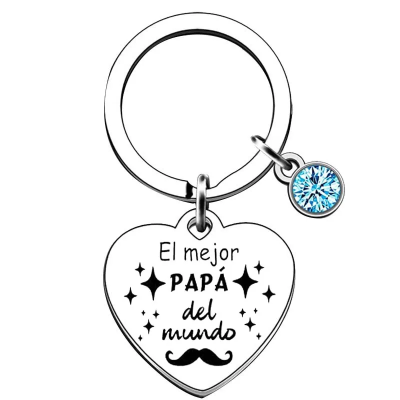 Spanish Drive Safe Keychain for Dad key chains Fathers Day Gift