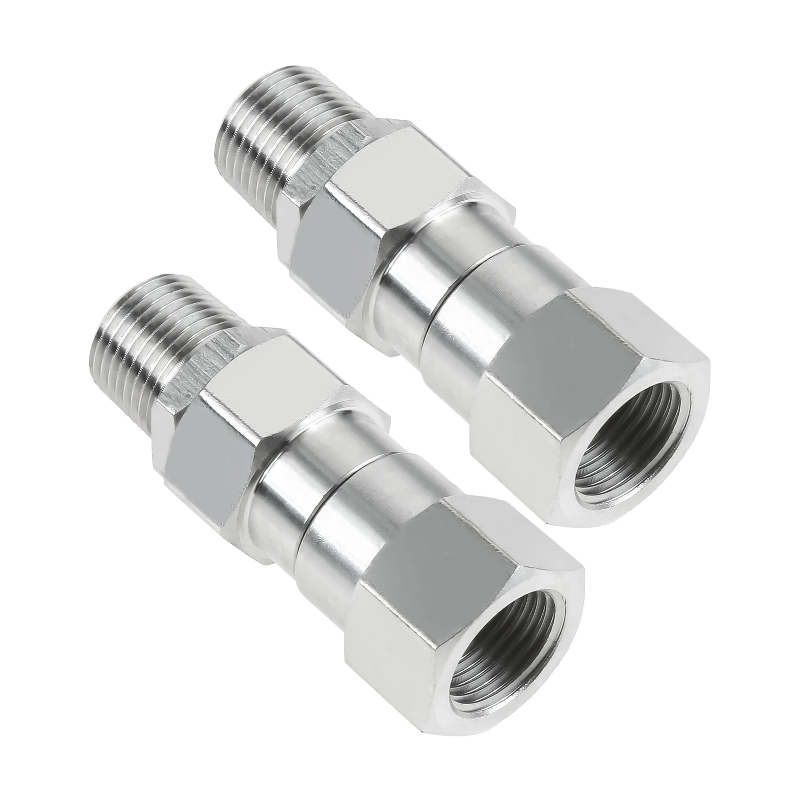 2Pcs Pressure Washer Swivel Joints 3/8