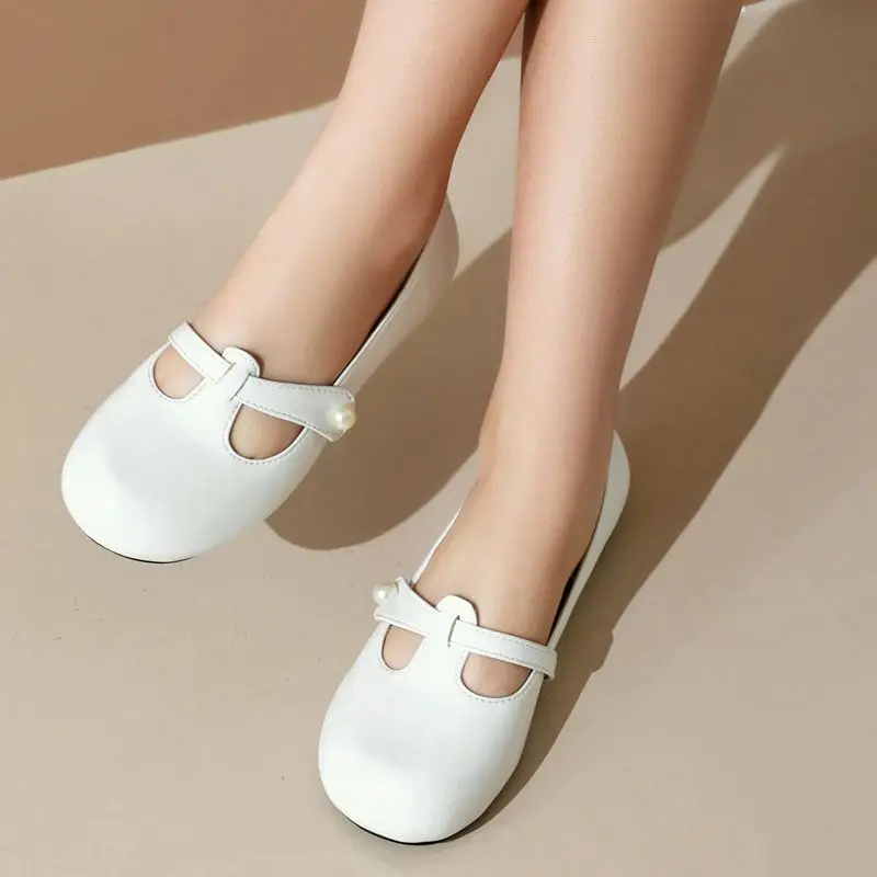 orchalisa-2024-summer-soft-girls-flats-round-toe-slip-on-pearl-30-31-32-sweet-daily-women-shoes-big-size-44-45-spring