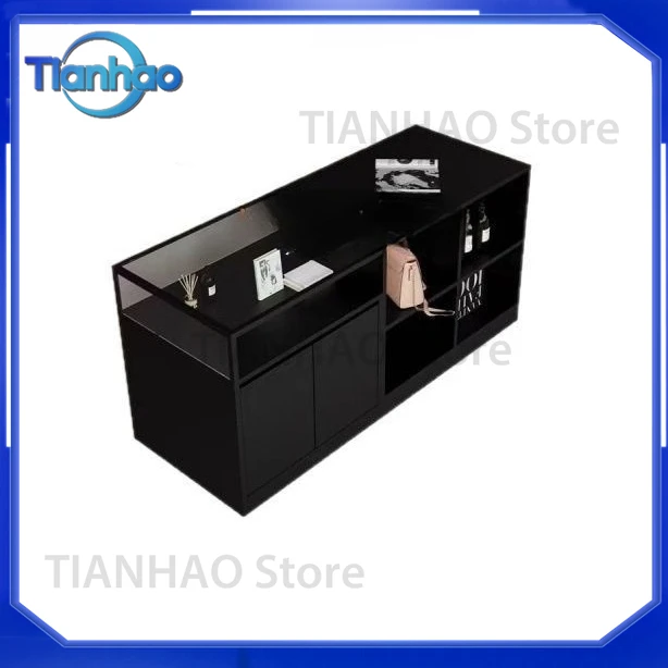 Light Luxury Integrated Commercial Counter Checkout Display Cabinet for Nakashimadai Transparent Clothing Store Fashion