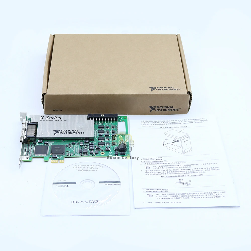 FOR NI PCIe-6363 Multifunction I/O Card 32AI 16bit 4AO 48DIO High Speed Data Acquisition Board