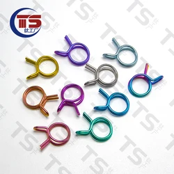 TS Titanium Alloy Upper Pump Oil Pipe Clamp Brembo Car Ppower House Wind Speed With + Air Filter Waste