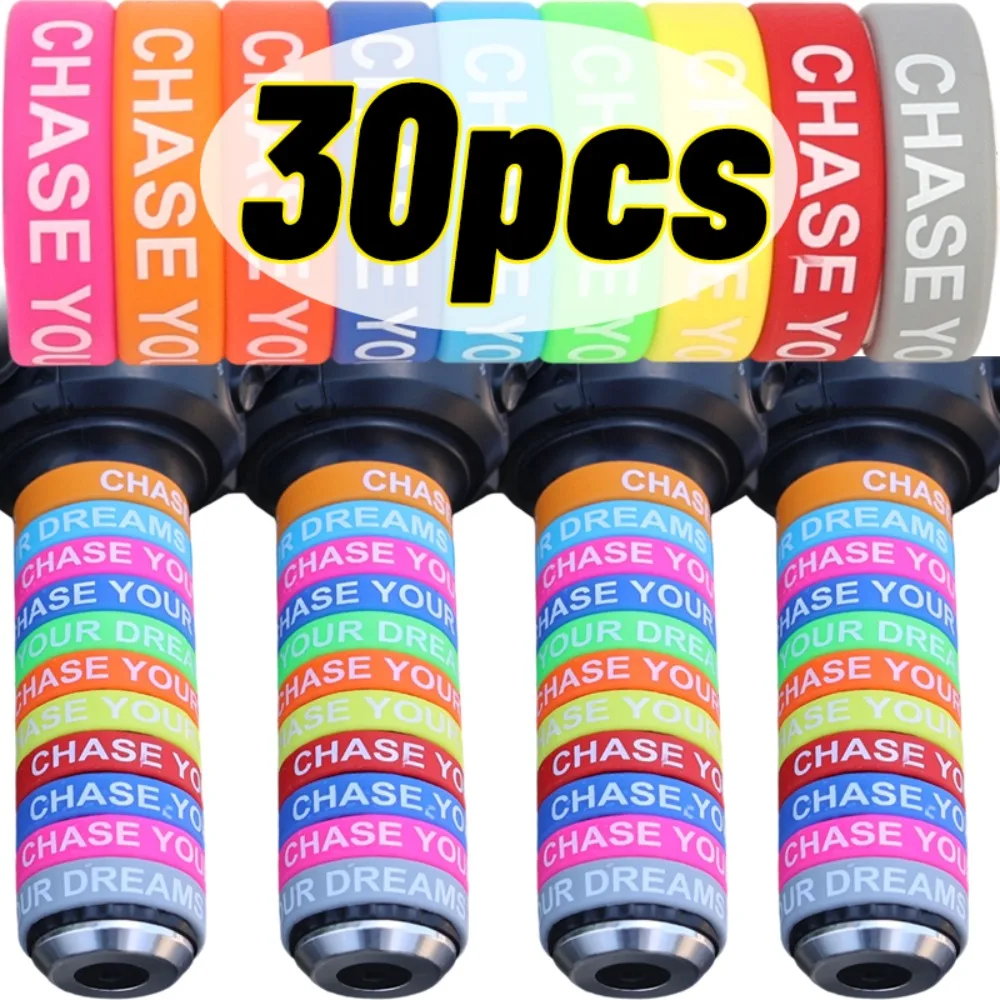 Universal 30mm Electric Vehicle Handlebar Sleeve Silicone Anti Slip Ring E Bike Motorcycle Scooter Grip Cover Hand Protector Fix