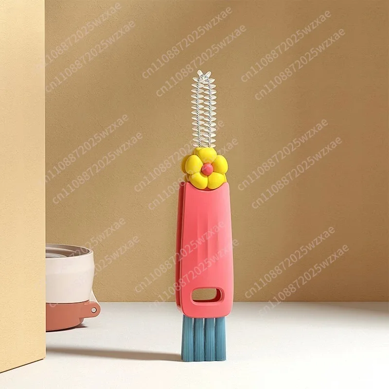 Thermos cup lid gap cleaning brush, multi-functional cleaning brush, bottle lid brush