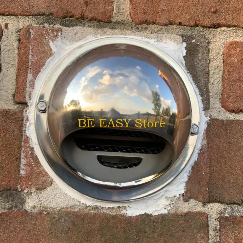 E28F سقف جدار تنفيس الهواء مصبغة أنابيب التهوية المستديرة 75/100/150/200 مم #2