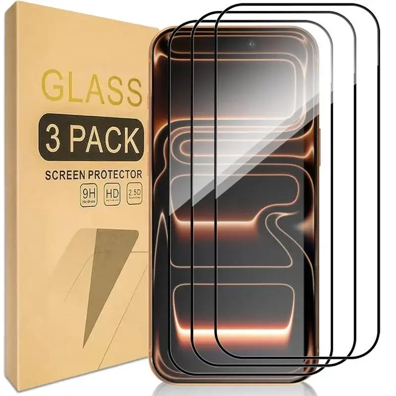 

1-3Pcs HD Clear Screen Protector 16 17 Pro Max Tempered Glass Protection For Iphone 17/17Pro/17Promax/17Air