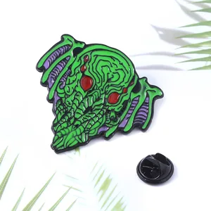 Antike Cthulhu Pins Broche, Retro HP Metal Badge Broschen für Frauen und Männer, Lovecraft, Miskatonische Universität, Schmuck 8 Hauptverkäufe Cthulhu Lovecraft - №1